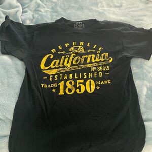 Black and Yellow Graphic T-Shirt